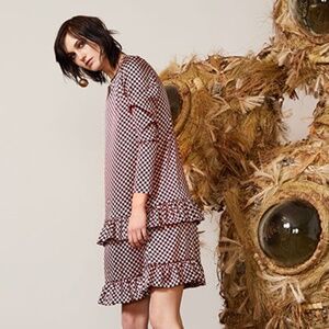 Cynthia Rowley Checkered Party Dress